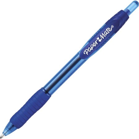 Paper Mate Ballpoint Pen, 1.4mm Point, 3/10"Wx3/10"Lx5-3/4"H, 36/BX, BE PK PAP2083008